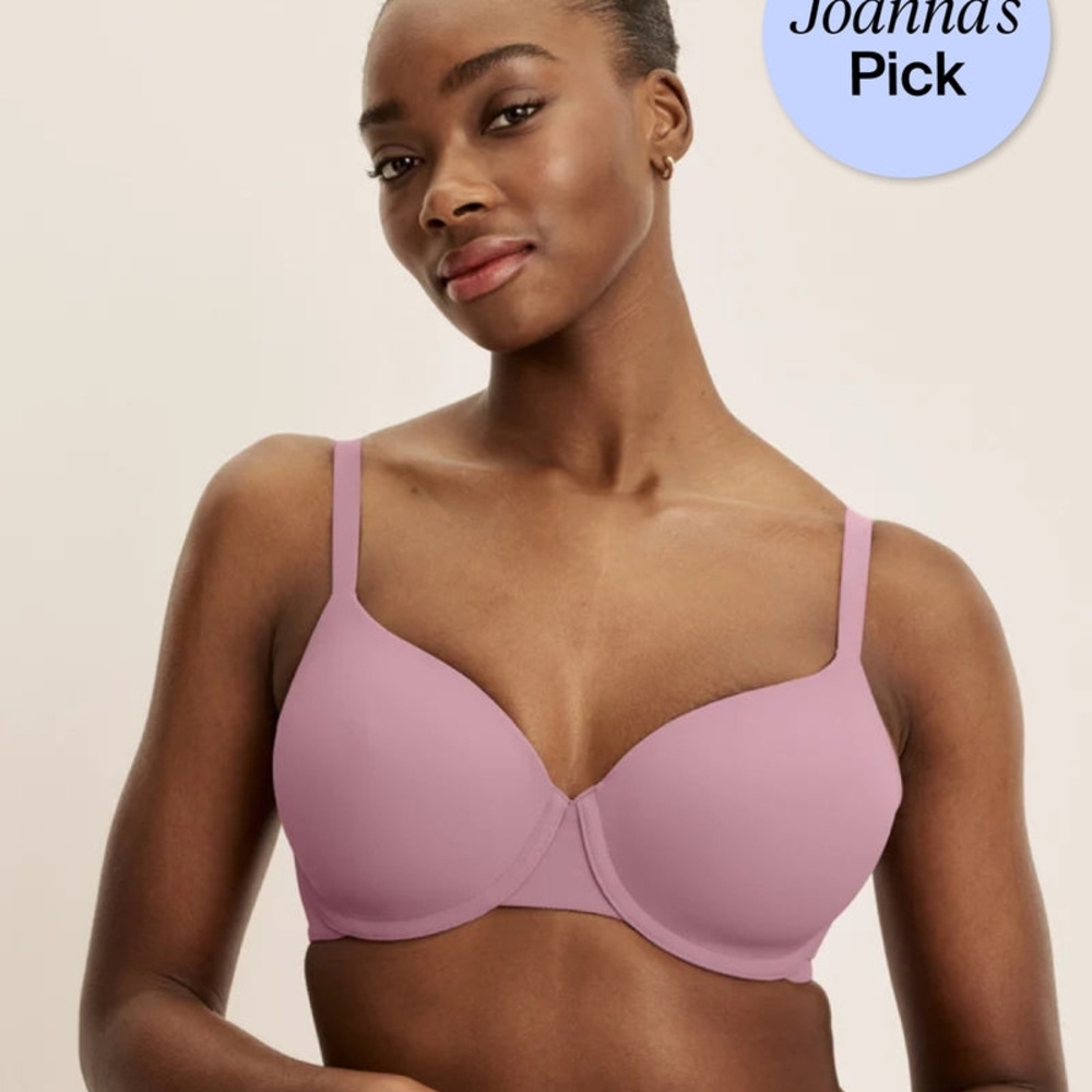 Knix Pink T-Shirt Bra Seamless Comfort